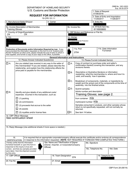 CF28 Form